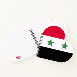 Syrien-Flagge Notizblock
