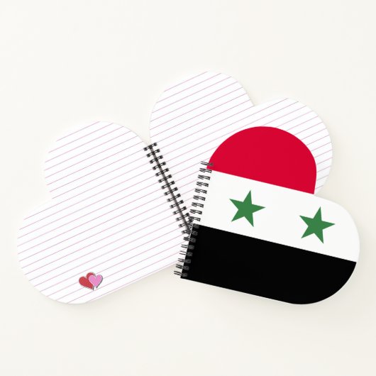 Syrien-Flagge Notizblock (Innenseite)