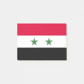 Syrien-Flagge Post-it Klebezettel (Vorderseite)