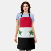 Syrien-Flagge Schürze (Getragen)