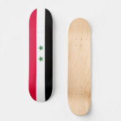 Syrien-Flagge Skateboard (Vorderseite)