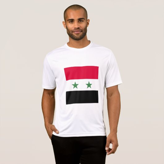 Syrien-Flagge T-Shirt (Vorne ganz)