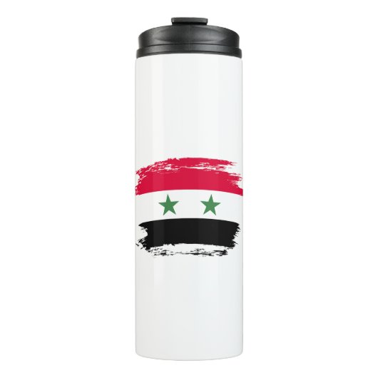 Syrien-Flagge Thermosbecher (Vorderseite)