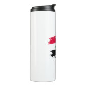 Syrien-Flagge Thermosbecher (Nach links gedreht)