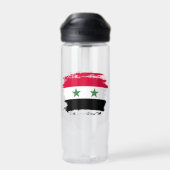 Syrien-Flagge Trinkflasche (Rückseite)