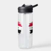 Syrien-Flagge Trinkflasche (Links)