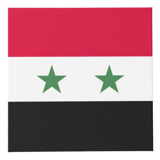 Syrien-Flagge Würfel (Vorderseite)