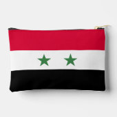 Syrien-Flagge Zubehörtasche (Rückseite)