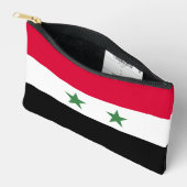 Syrien-Flagge Zubehörtasche (Offen)