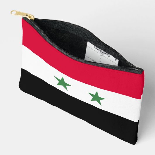 Syrien-Flagge Zubehörtasche (Offen)