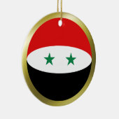 Syrien-Flaggenverzierung Keramik Ornament (Rechts)