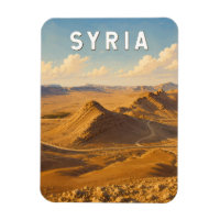 Syrien Illustration Reise Kunst Vintage