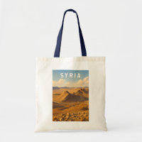 Syrien Illustration Reise Kunst Vintage