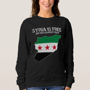 Syrien ist frei von syrischer Flagge und Syrien Sweatshirt