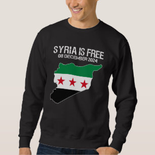 Syrien ist frei von syrischer Flagge und Syrien Sweatshirt