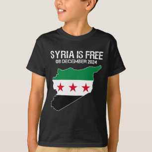 Syrien ist frei von syrischer Flagge und Syrien T-Shirt