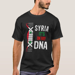 Syrien ist in meiner DNA-Stolz auf Syrien-Flagge T-Shirt