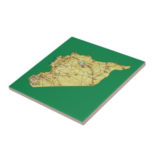 Syrien-Karten-Fliese Fliese (Seite)