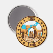 Syrien Magnet (Vorderseite/Rückseite)