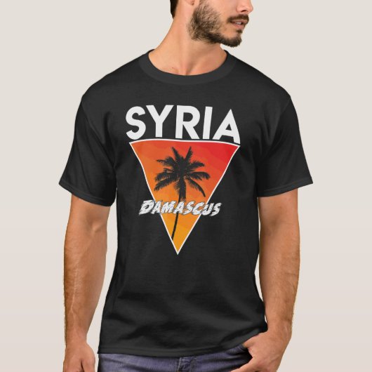 Syrien mit sonnigen Farben T-Shirt (Vorderseite)