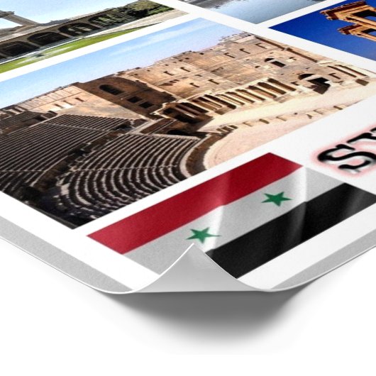 Syrien - Mosaik - Poster (Ecke)