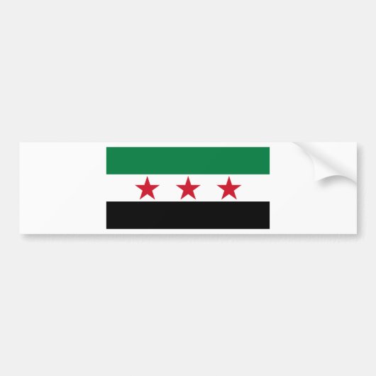 Syrien-Opposition Autoaufkleber (Vorne)
