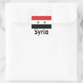 Syrien Quadratischer Aufkleber (Tasche)