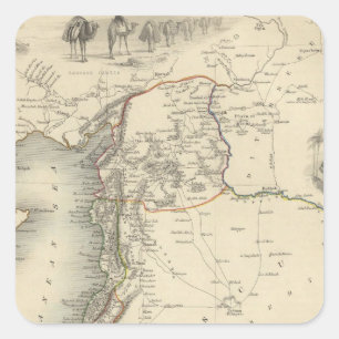 Syrien Quadratischer Aufkleber