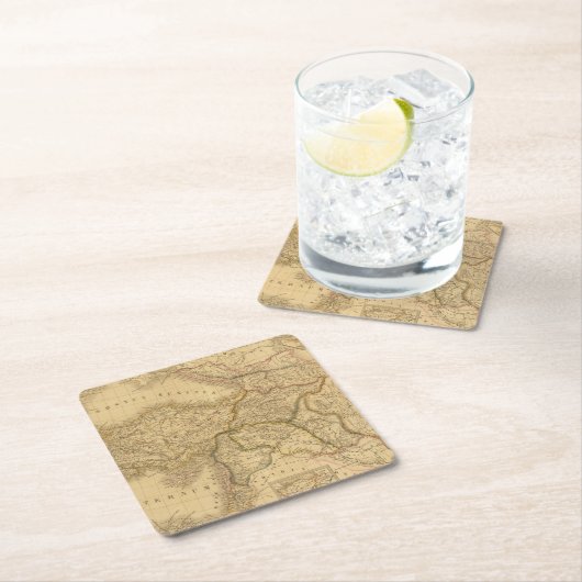 Syrien Rechteckiger Pappuntersetzer (Vor Ort)