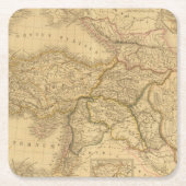 Syrien Rechteckiger Pappuntersetzer (Vorderseite)