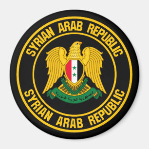 Syrien-Runde Magnet