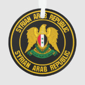 Syrien-Runde Ornament (Rückseite)