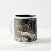 Syrien, Schloss Marqab, Burg der Kreuzfahrer Zweifarbige Tasse (Vorderseite Links)