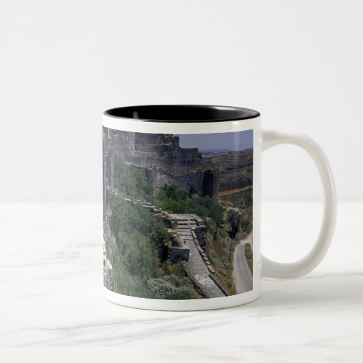 Syrien, Schloss Marqab, Burg der Kreuzfahrer Zweifarbige Tasse (Rechts)