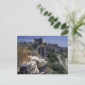 Syrien, Schloss Marqab, Kreuzfahrerburg Postkarte (Stehend Vorderseite)