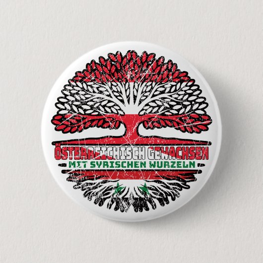 Syrien Syrisch Österreichisch Baum Button (Vorderseite)