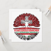 Syrien Syrisch Schweizer Baum Wurzel Karte (Vorderseite/Rückseite Beispiel)