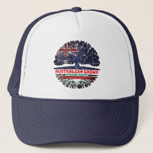 Syrien Syrische Australier Australien Baum Wurzeln Truckerkappe