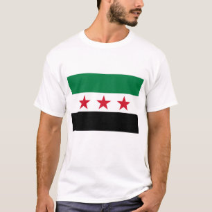Syrien-T - Shirt, syrische Flagge, Unabhängigkeit T-Shirt