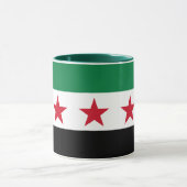 Syrien-Tasse, Patriotik unter syrischer Flagge, Un Tasse (Zentrum)