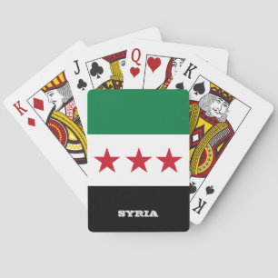 Syrien Unabhängigkeitskarten, patriotische syrisch Spielkarten