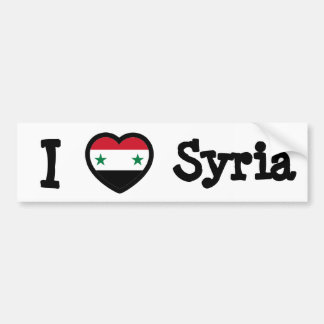 Syrienflagge Autoaufkleber