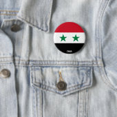 Syrienflagge Charming Patriotic Button (Beispiel)