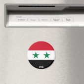 Syrienflagge Charming Patriotic Magnet (In Situ (Geschirrspüler))