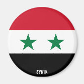 Syrienflagge Charming Patriotic Magnet (Vorne)