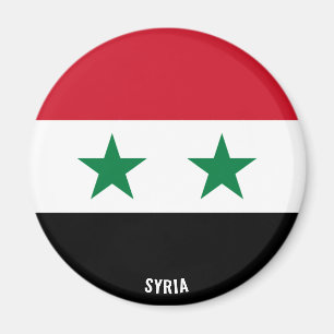Syrienflagge Charming Patriotic Magnet