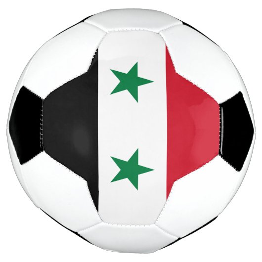 Syrienflagge Fußball (Gedreht)