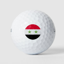 Syrienflagge Golfball