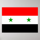 Syrienflagge Poster (Vorne)