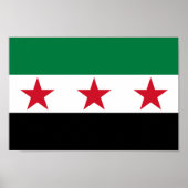 Syrienflagge Poster (Vorne)